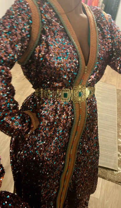 Caftan sequin