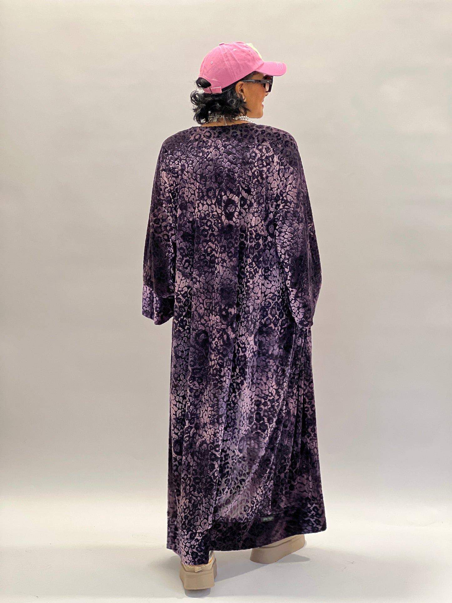 Kimono Purple velvet