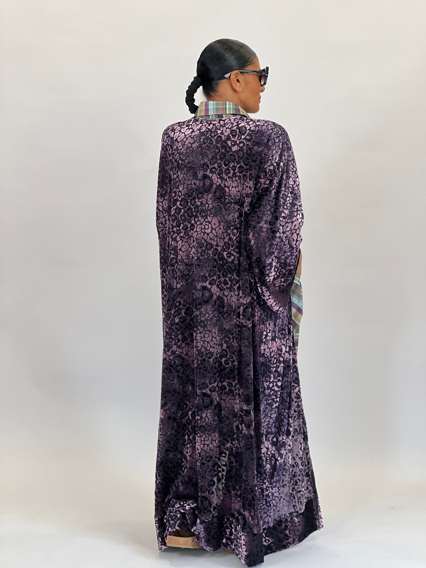 Kimono Purple velvet