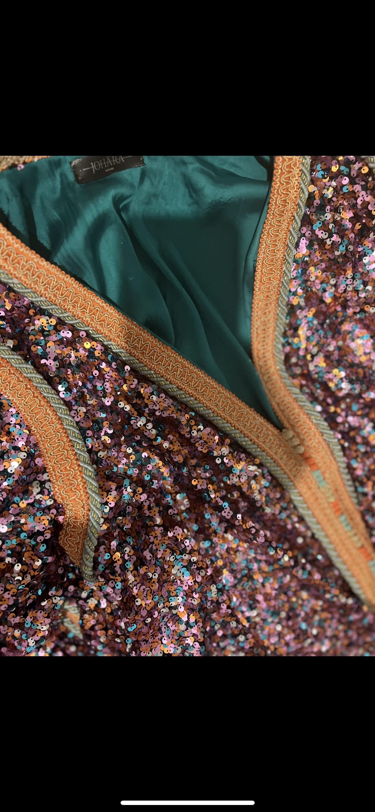 Caftan sequin